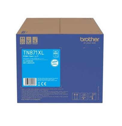 Brother Tn-871XXL Mavi Orjinal Toner Yüksek Kapasiteli - 1