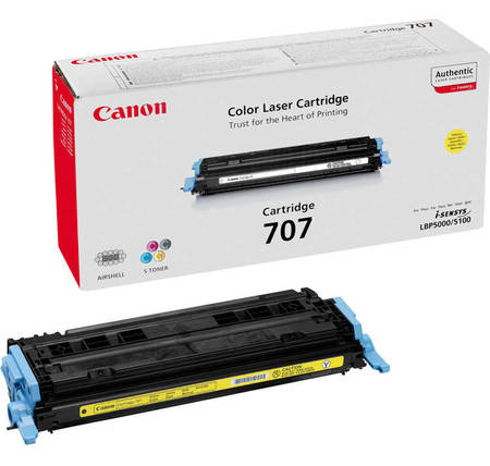 Canon CRG-707Y Sarı Orjinal Toner - 1