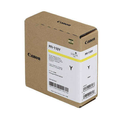 Canon PFI-110Y/2367C001 Sarı Orjinal Kartuş - 1