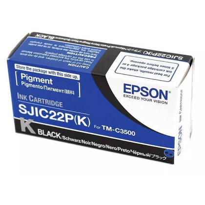 Epson c3500 SJIC22-C33S020601 Siyah Orjinal Kartuş - 1