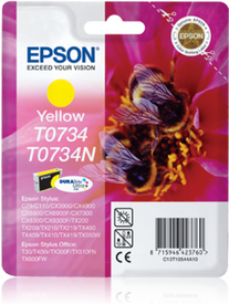 Epson T0734-C13T10544A10 Sarı Orjinal Kartuş - Epson