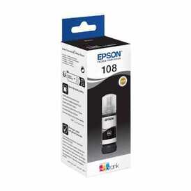 Epson T09C1 108 Siyah Orjinal Şişe Mürekkep T09C14A - Epson