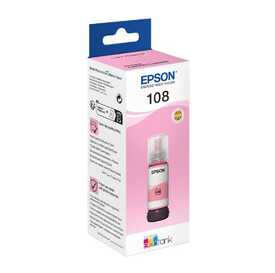 Epson T09C6 108 Açık Kırmızı Orjinal Şişe Mürekkep T09C64 