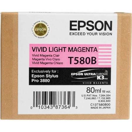 Epson T580B C13T580B00 Orjinal Açık Kırmızı Kartuş - 1