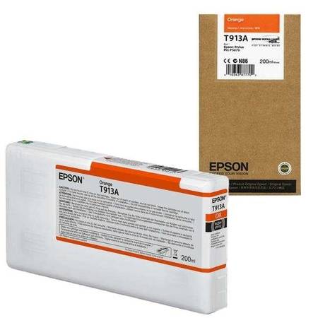 Epson T913A-C13T913A00 Turuncu Orjinal Kartuş - 1