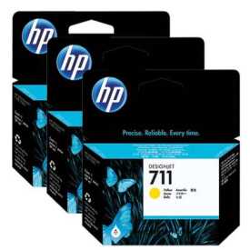 Hp 711-CZ136A Sarı Orjinal Kartuş 3Lü Paket - Hp