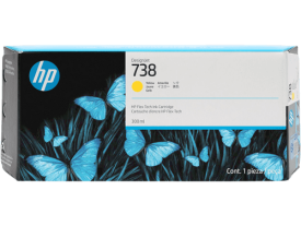 HP 738 676M8A Sarı Orjinal Kartuş - Hp