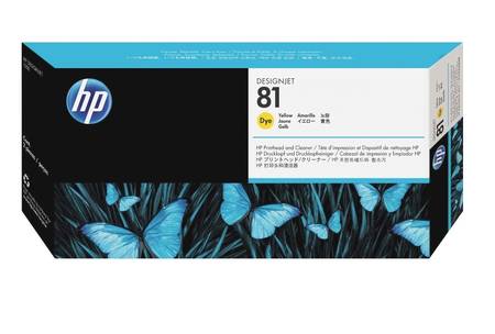 Hp 81 C4953A Orjinal Sarı Baskı Kafası - 1