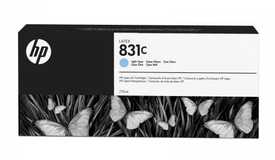 Hp 831C CZ698A Orjinal Açık Mavi Lateks Kartuş - Hp