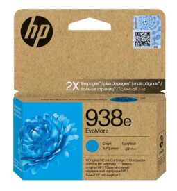 HP 938e-4S6X9PE Mavi Orjinal Yüksek Kapasite Kartuş - Hp