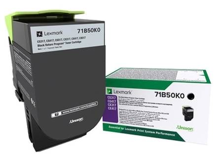 Lexmark CX317-71B50K0 Siyah Orjinal Toner - 1