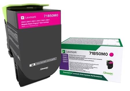 Lexmark CX317-71B50M0 Kırmızı Orjinal Toner - 1