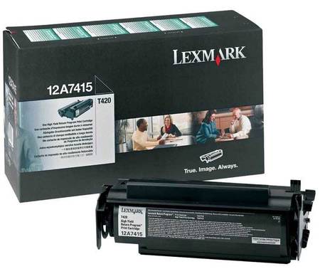 Lexmark T420-12A7415 Orjnal Toner Y.K - 1