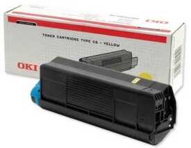 Oki C5100-42127488 Sarı Orjinal Toner - Oki