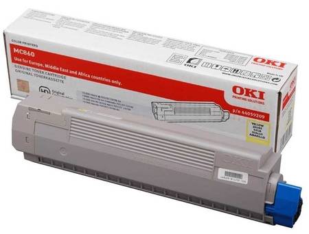 Oki MC860-44059225 Sarı Orjinal Toner - 1